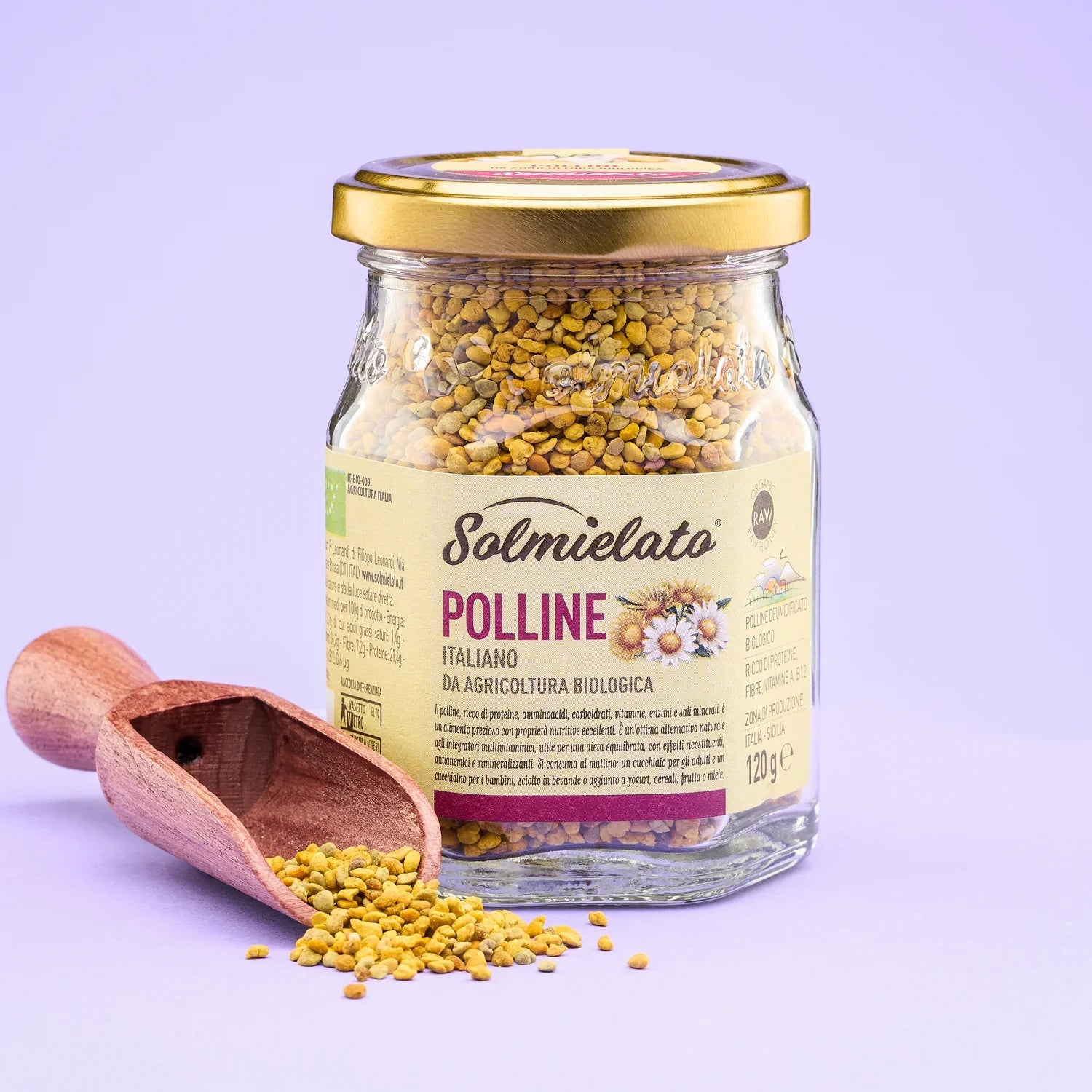 Polline biologico Solmielato in piccole pallottole