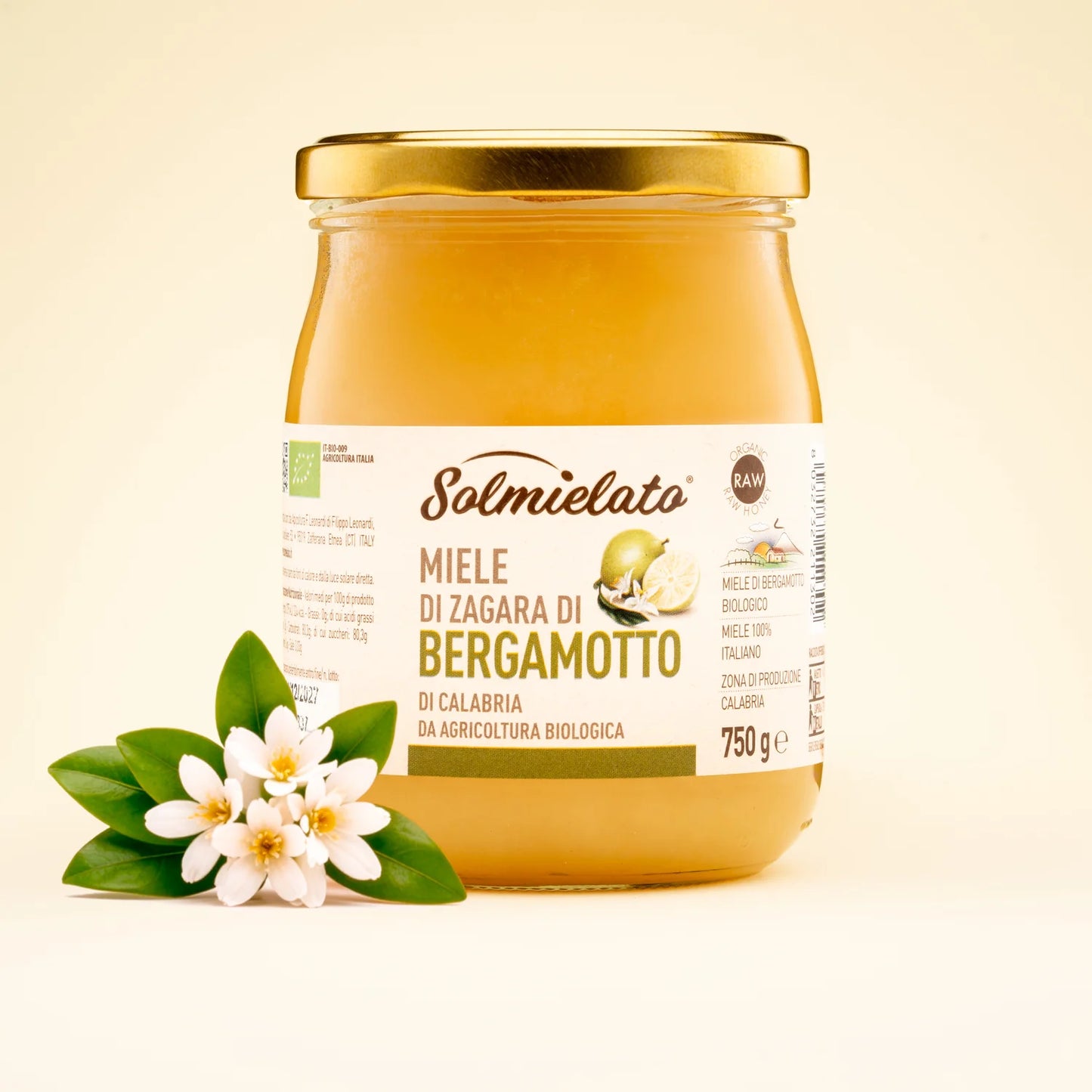 barattolo di miele di bargamotto da 750g