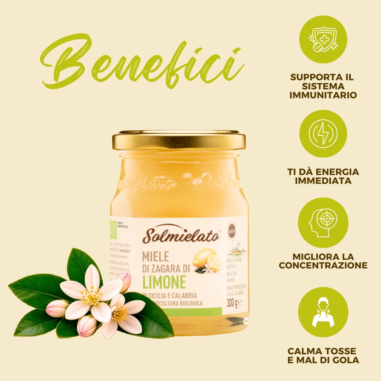 i benefici del miele di limone