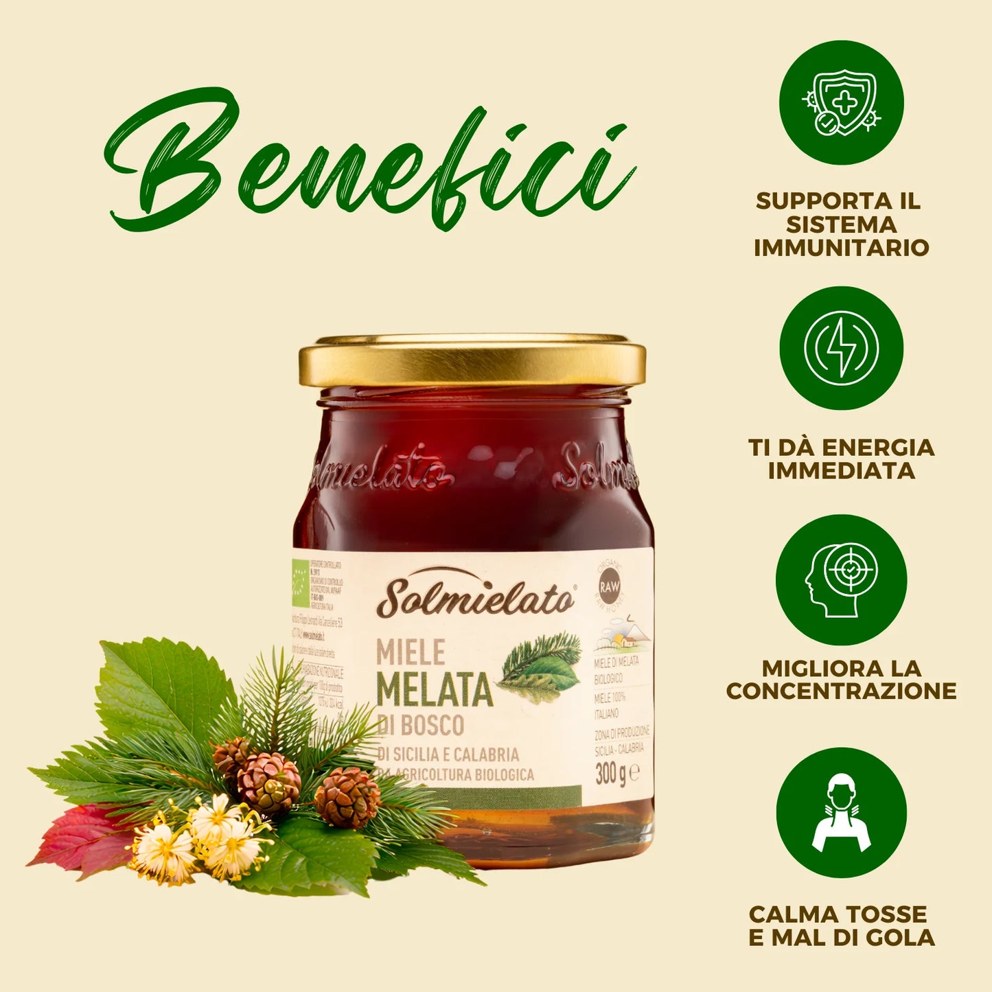 i benefici del miele di melata