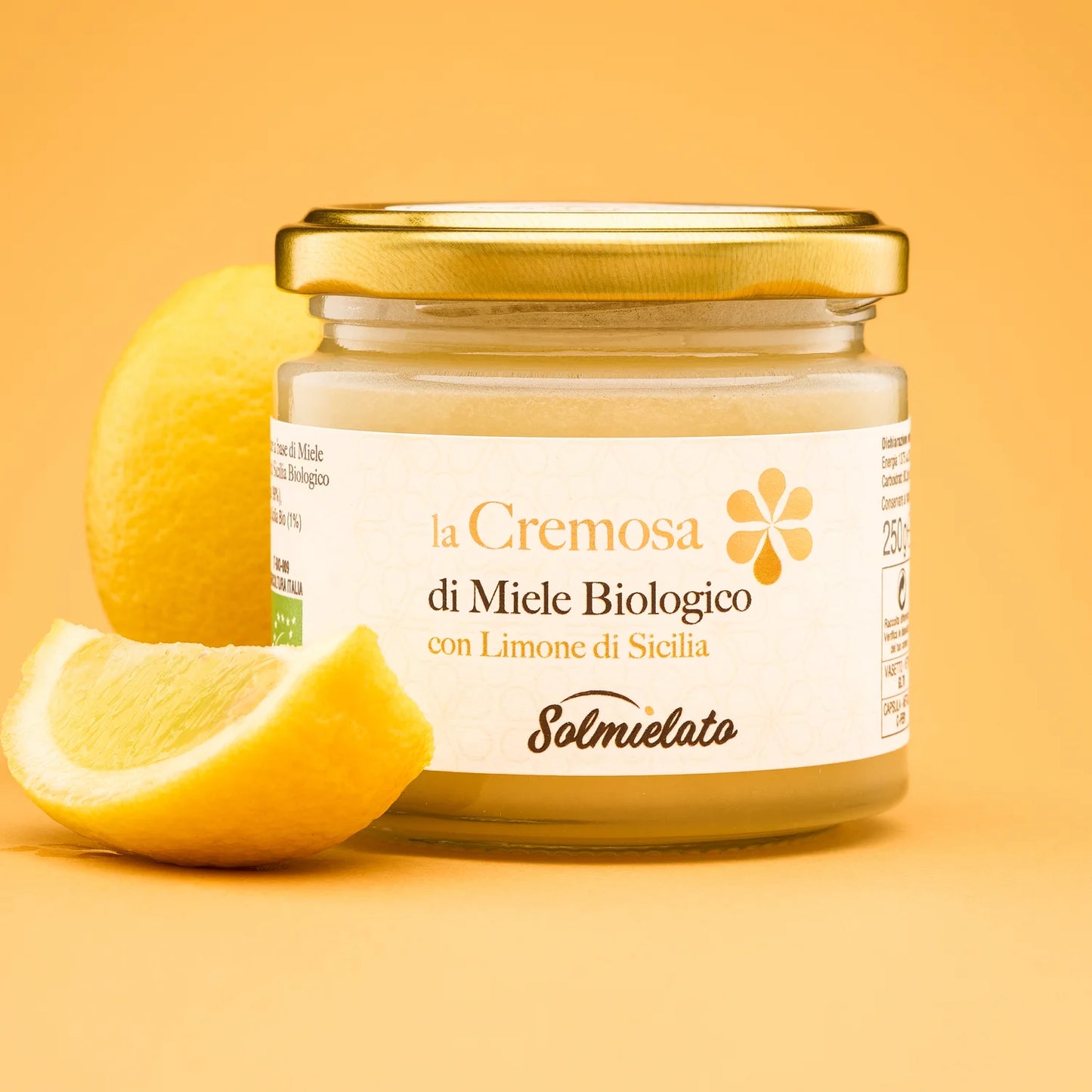 cremosa di miele biologico con limone di sicilia