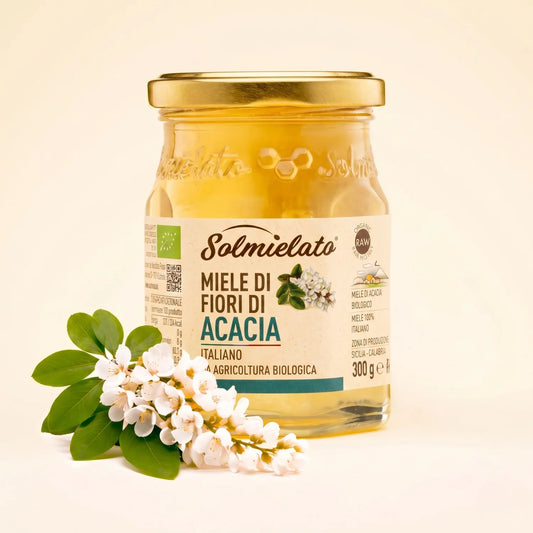 barattolo di miele di acacia da 300g