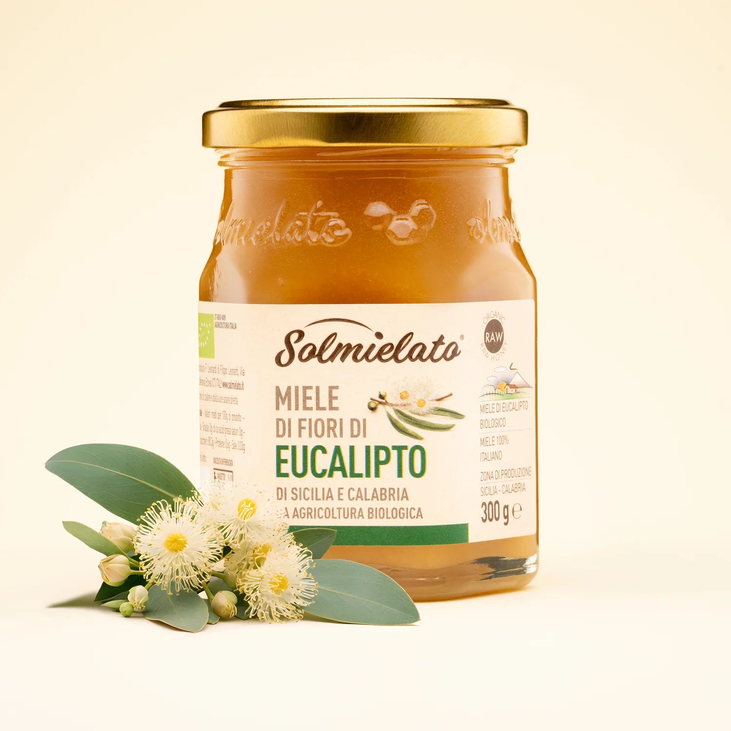 barattolo di miele di eucalipto da 300g