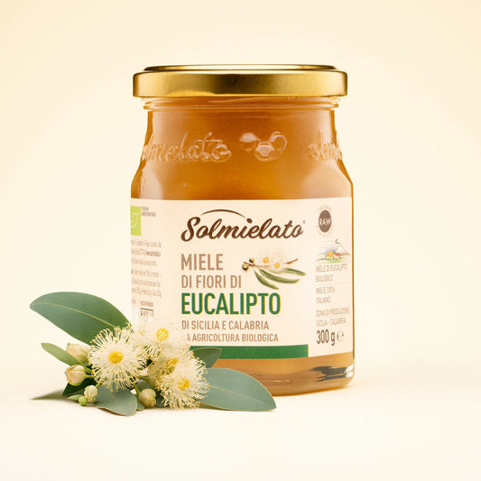 barattolo di miele di eucalipto da 300g
