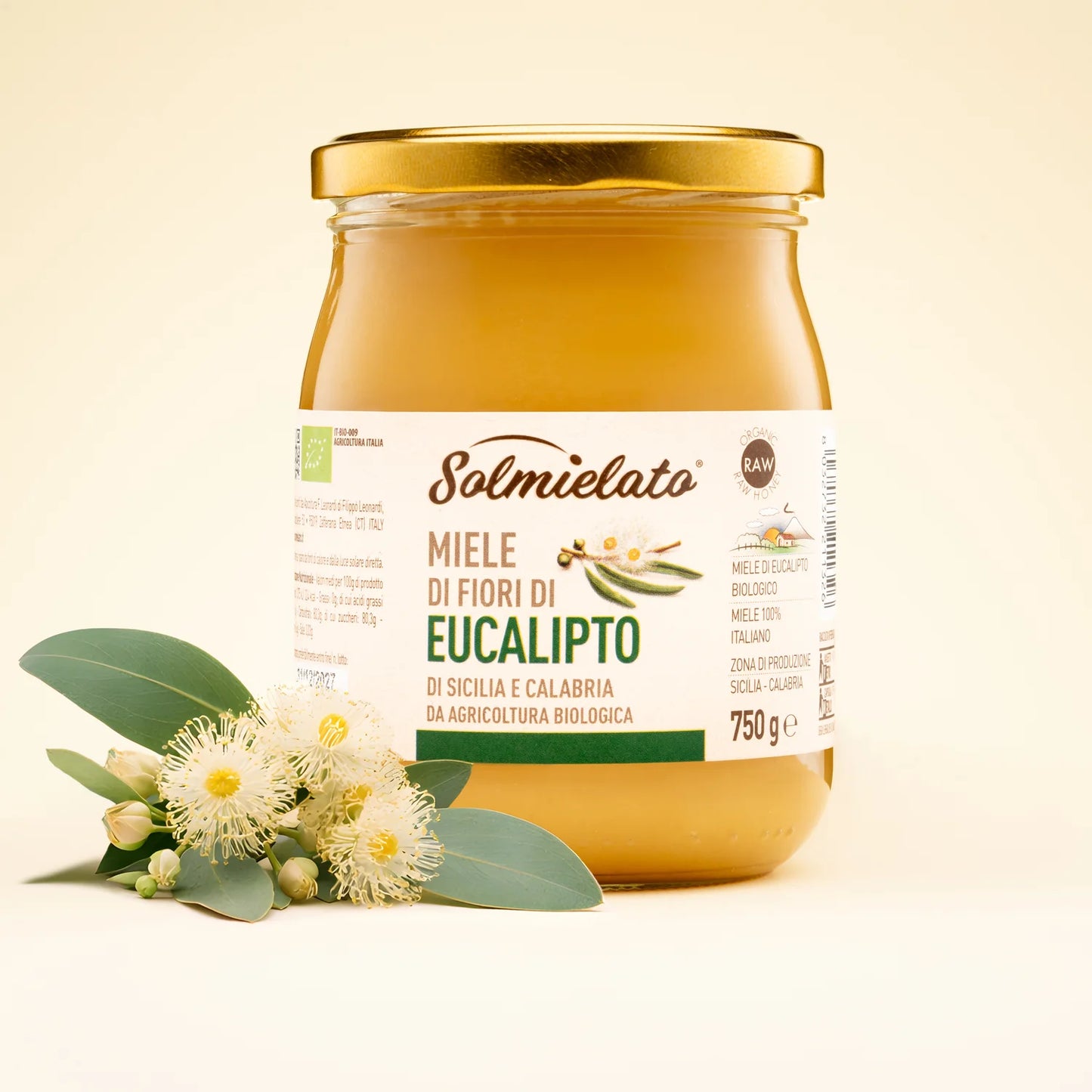 barattolo di miele di eucalipto da 750g