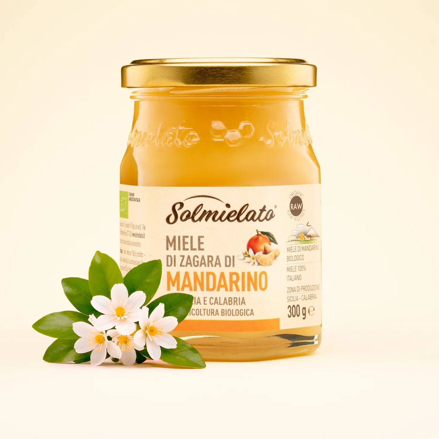 barattolo di miele di mandarino da 300g