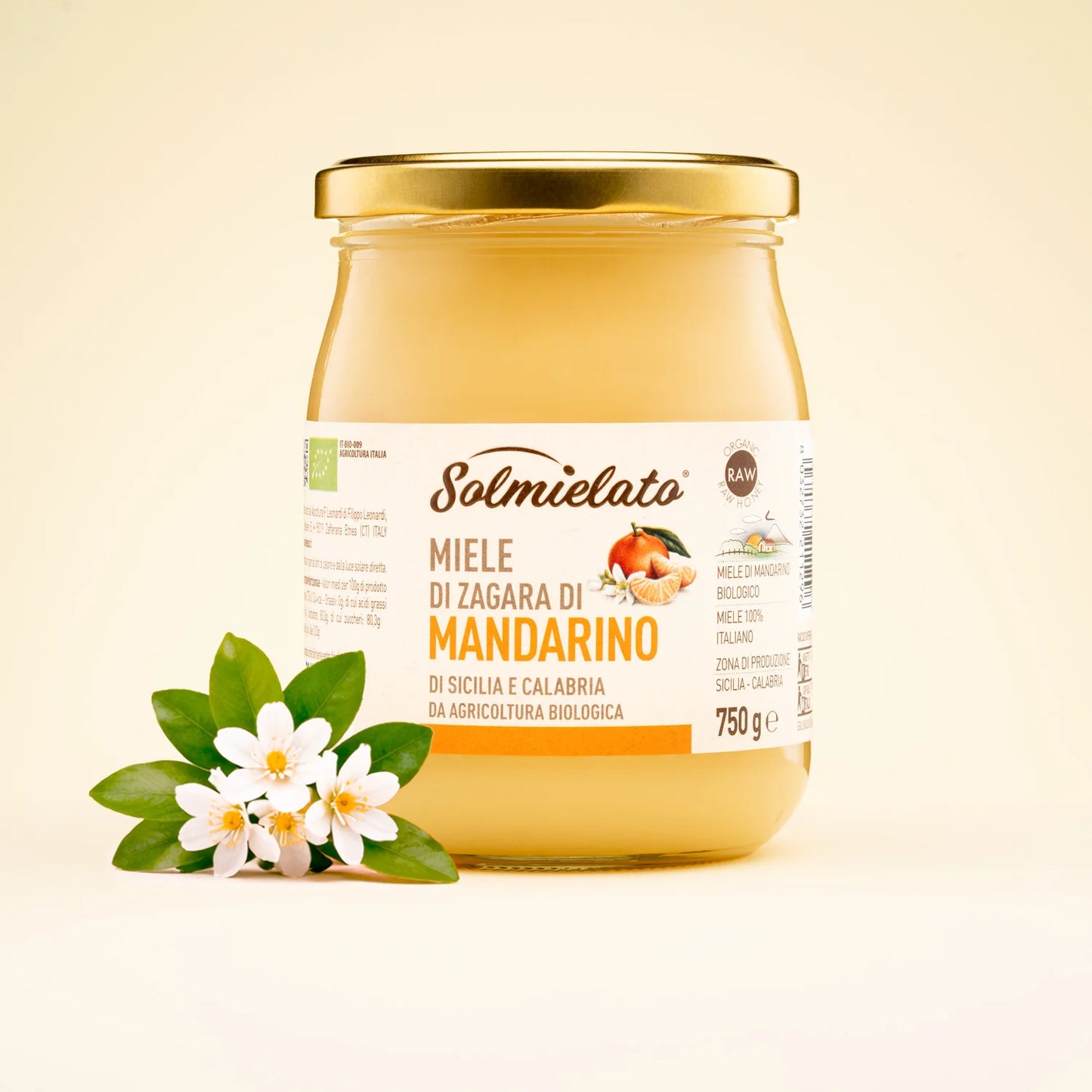 barattolo di miele di mandarino da 750g