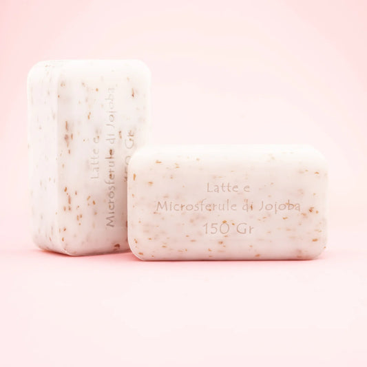 solmielato sapone vegetale al latte e microsfere di jojoba